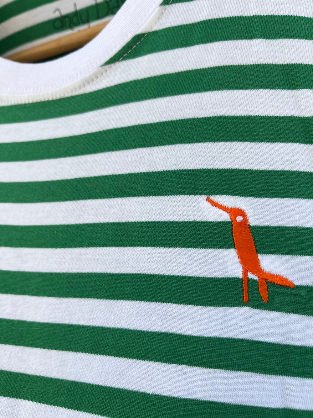 Summer Byrd on Stripe Tee