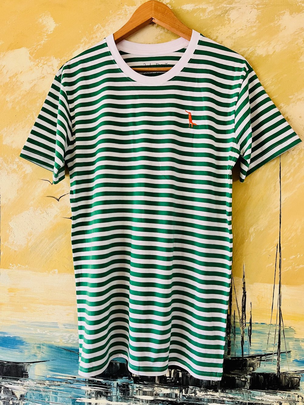 Summer Byrd on Stripe Tee
