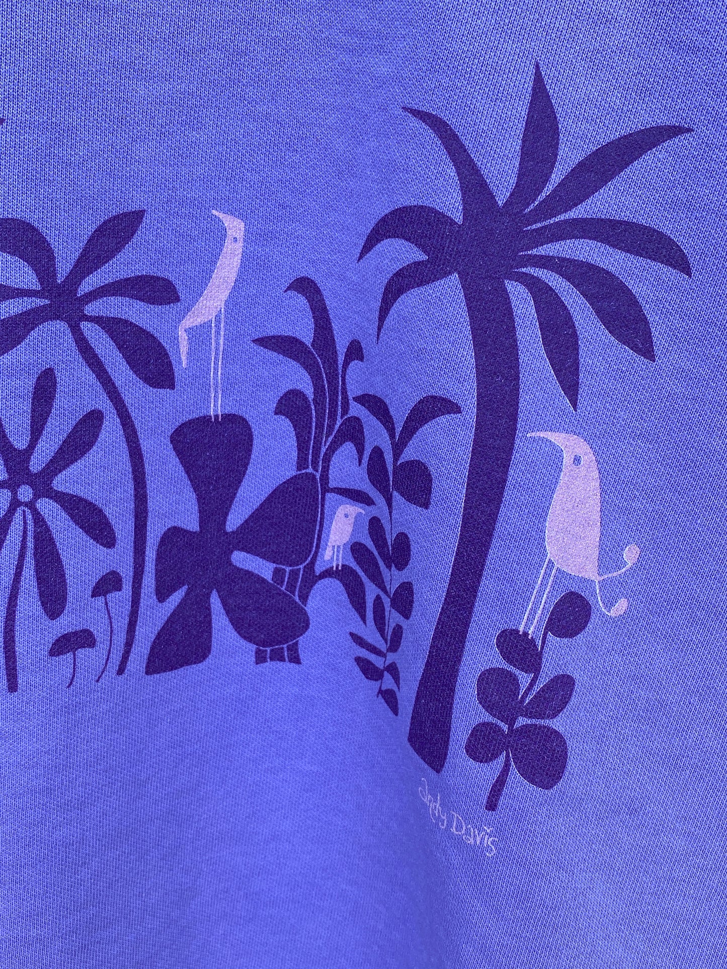 Byrd Friends & Palm Trees Crew Fleece