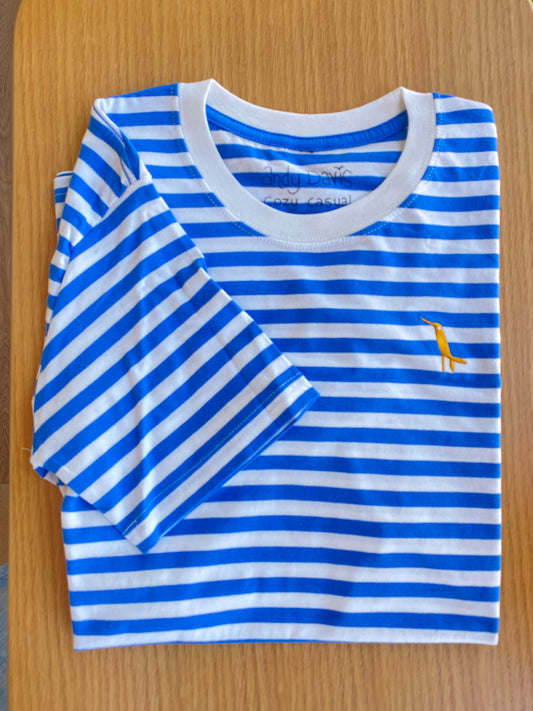 Summer Byrd on Stripe Tee