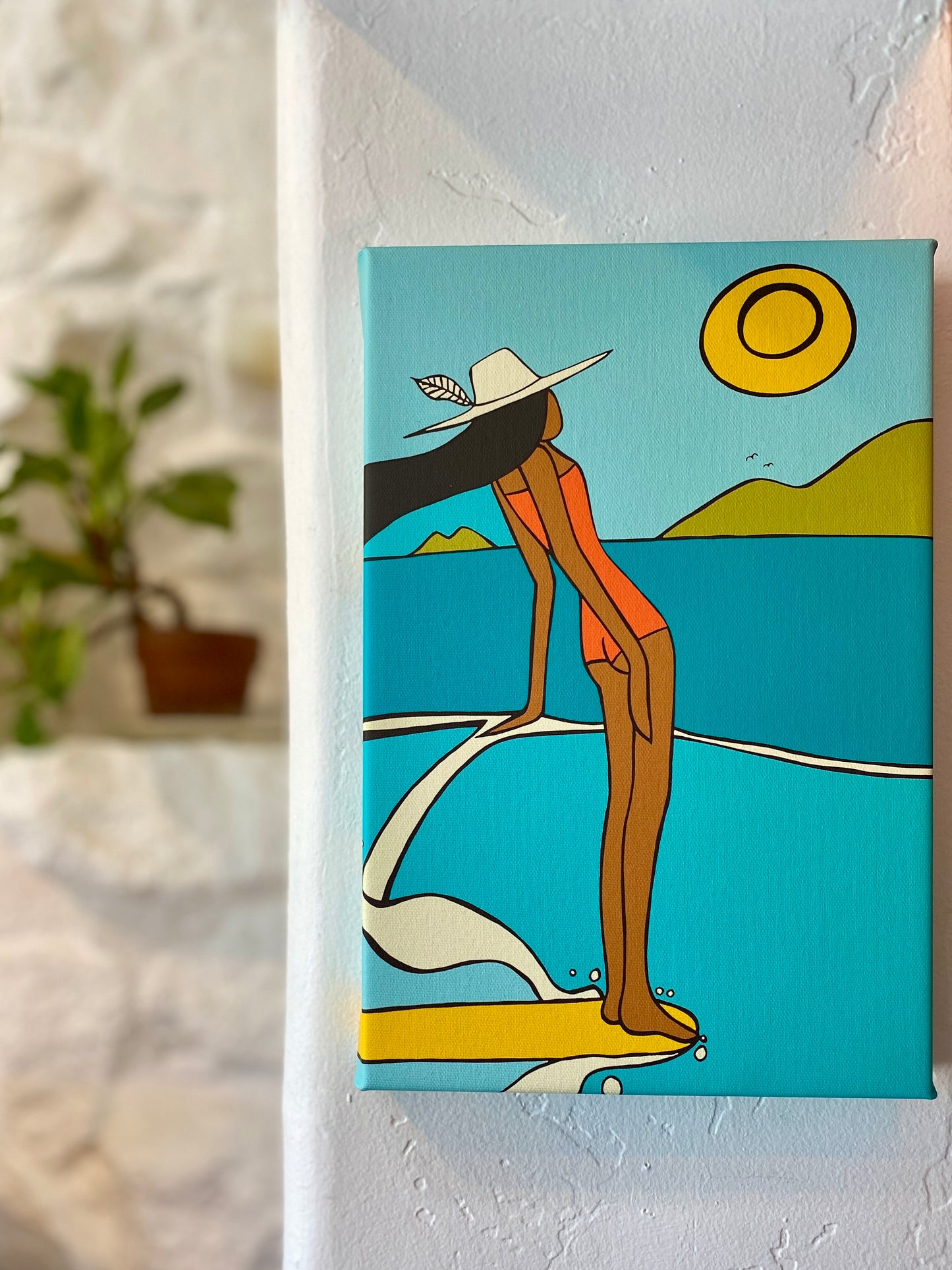 Aloha Laguna Canvas Wrap