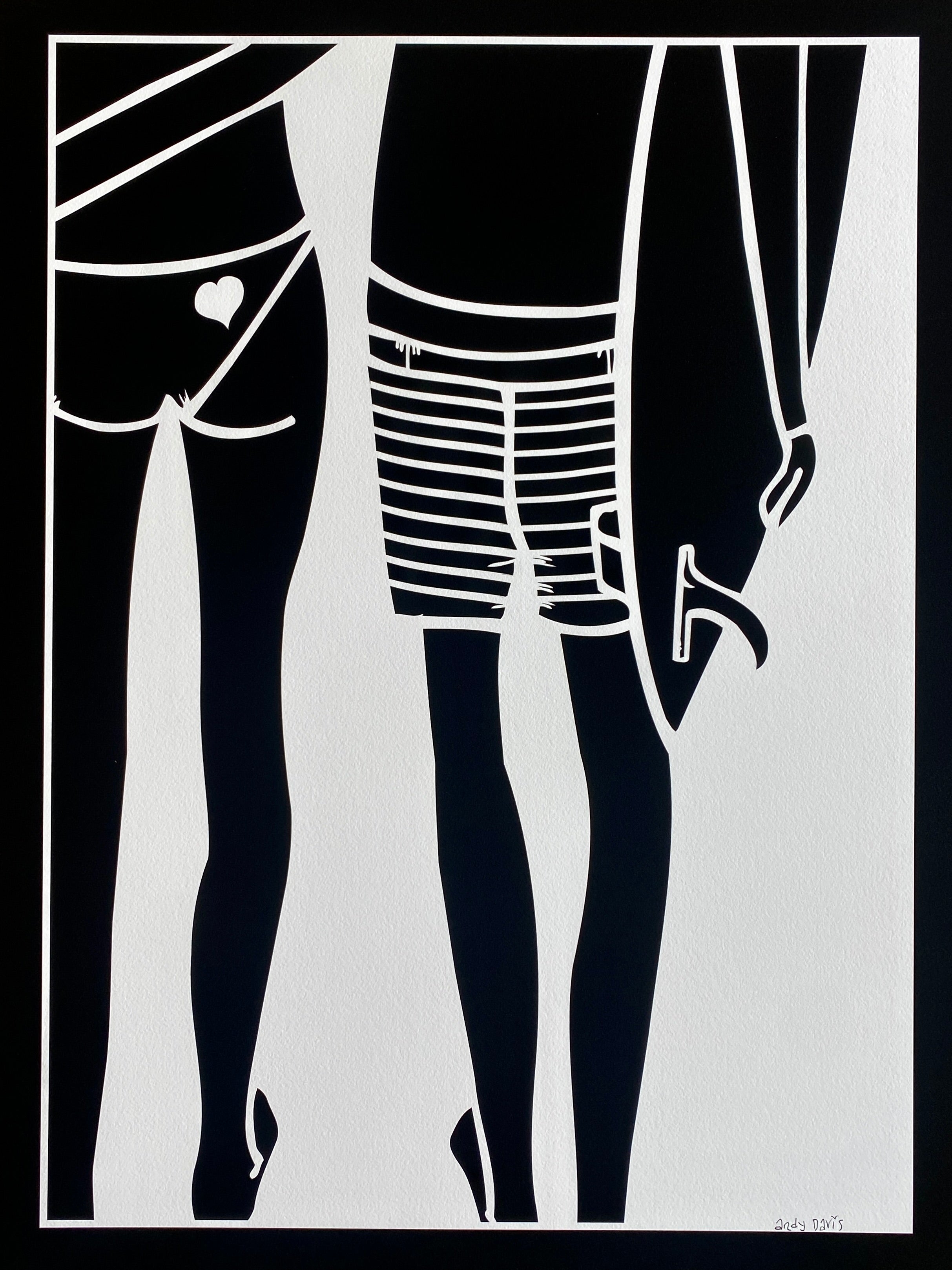 andy Davis 線画作品 A4サイズ Summer Love – andydavisstudios