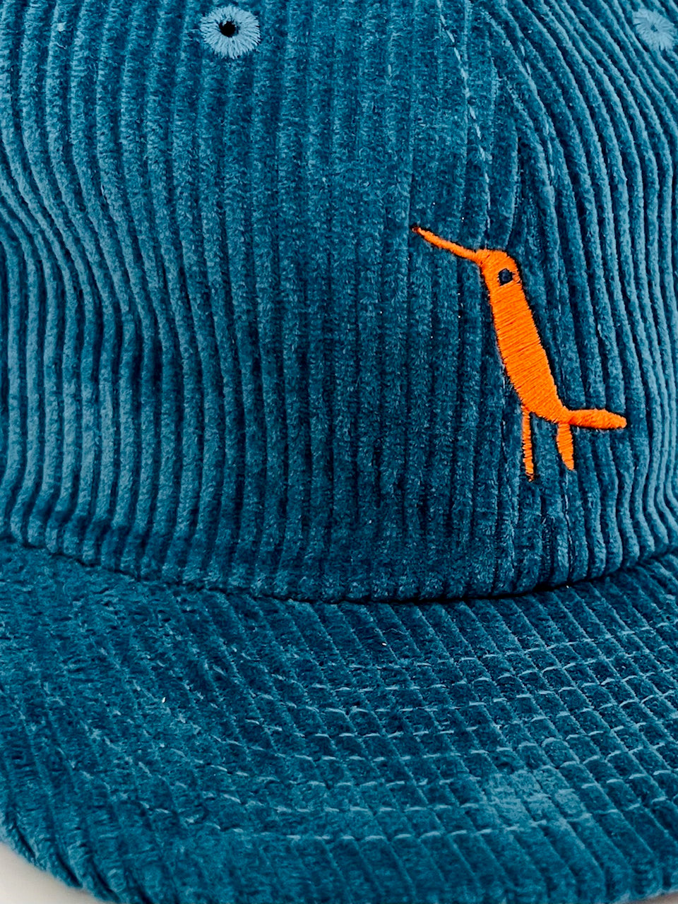 Cord Cap-Byrd Embroidery, Dark Teal