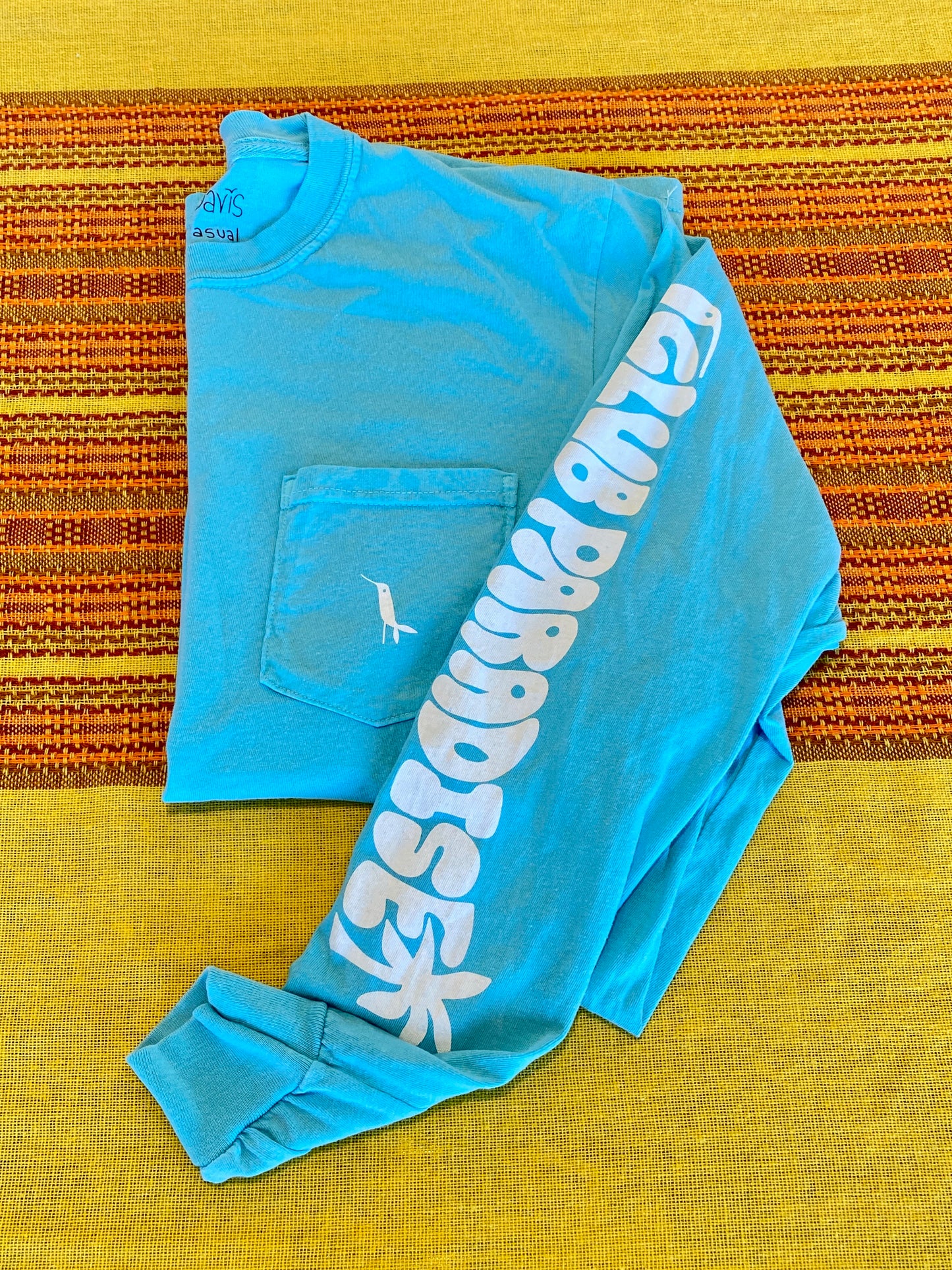 CLUB PARADISE LONG SLEEVE POCKET TEE