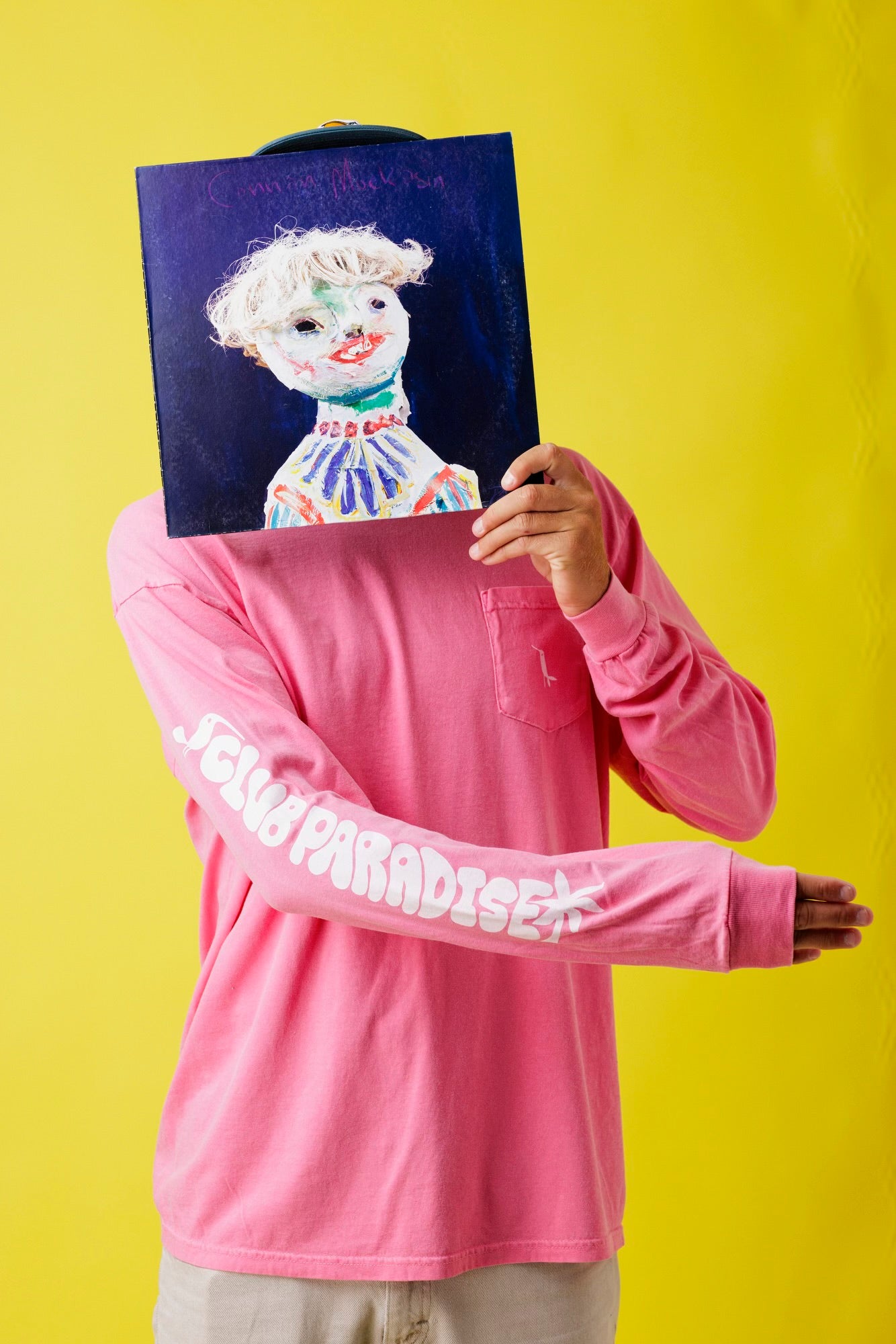 CLUB PARADISE LONG SLEEVE POCKET TEE