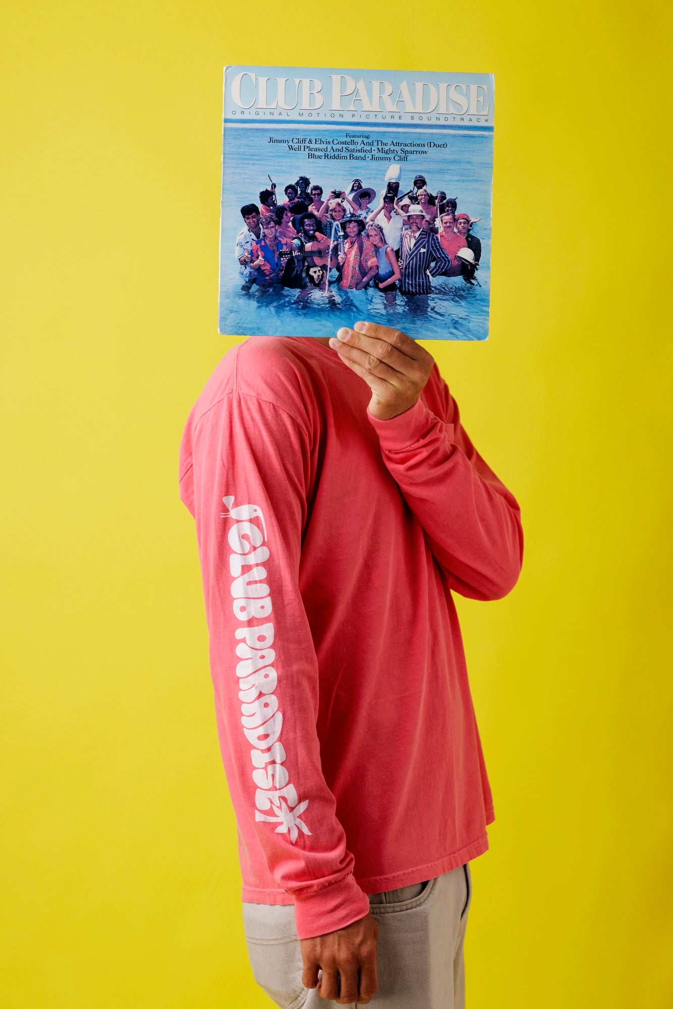 CLUB PARADISE LONG SLEEVE POCKET TEE