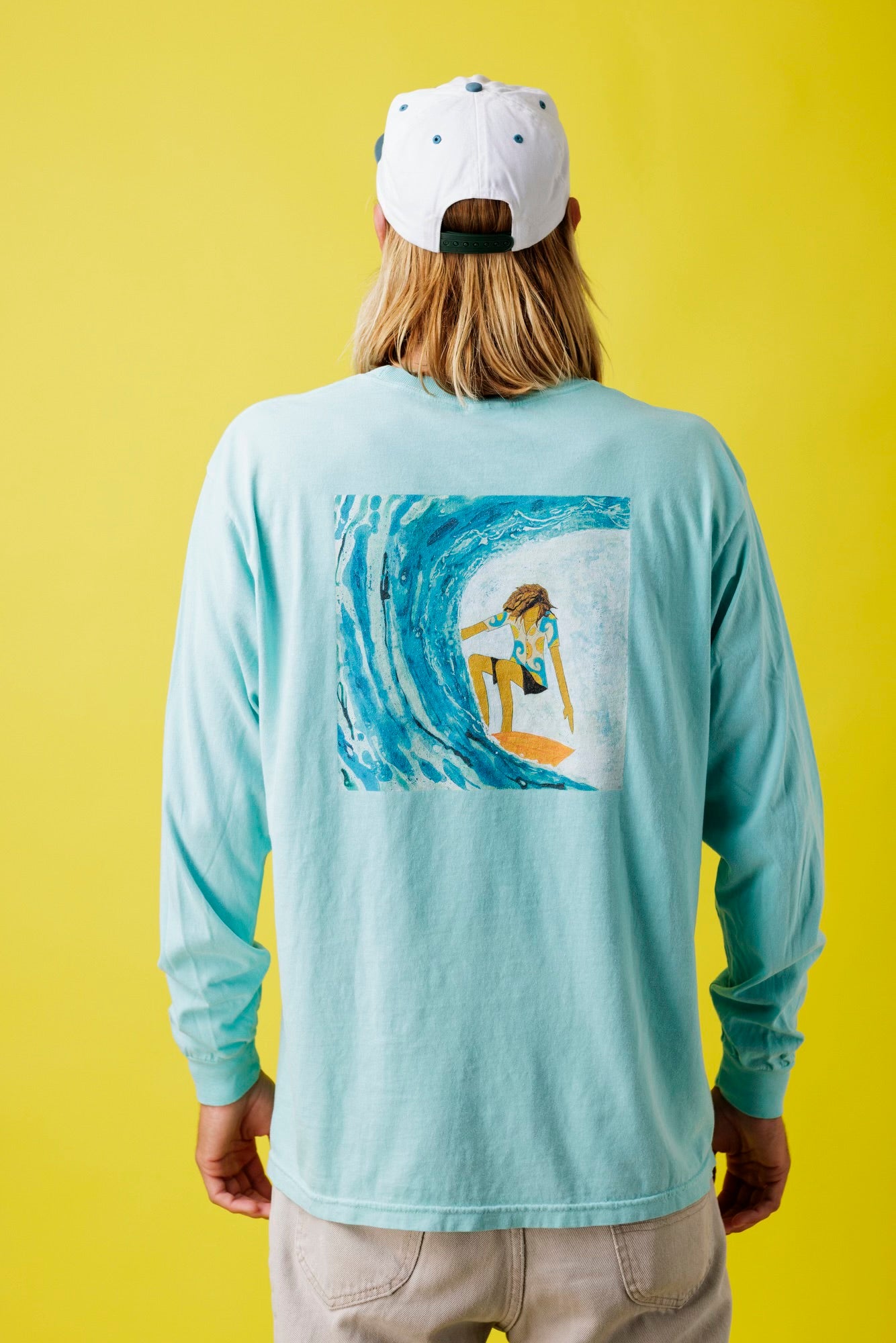 BALL OF FOAM LONG SLEEVE POCKET TEE