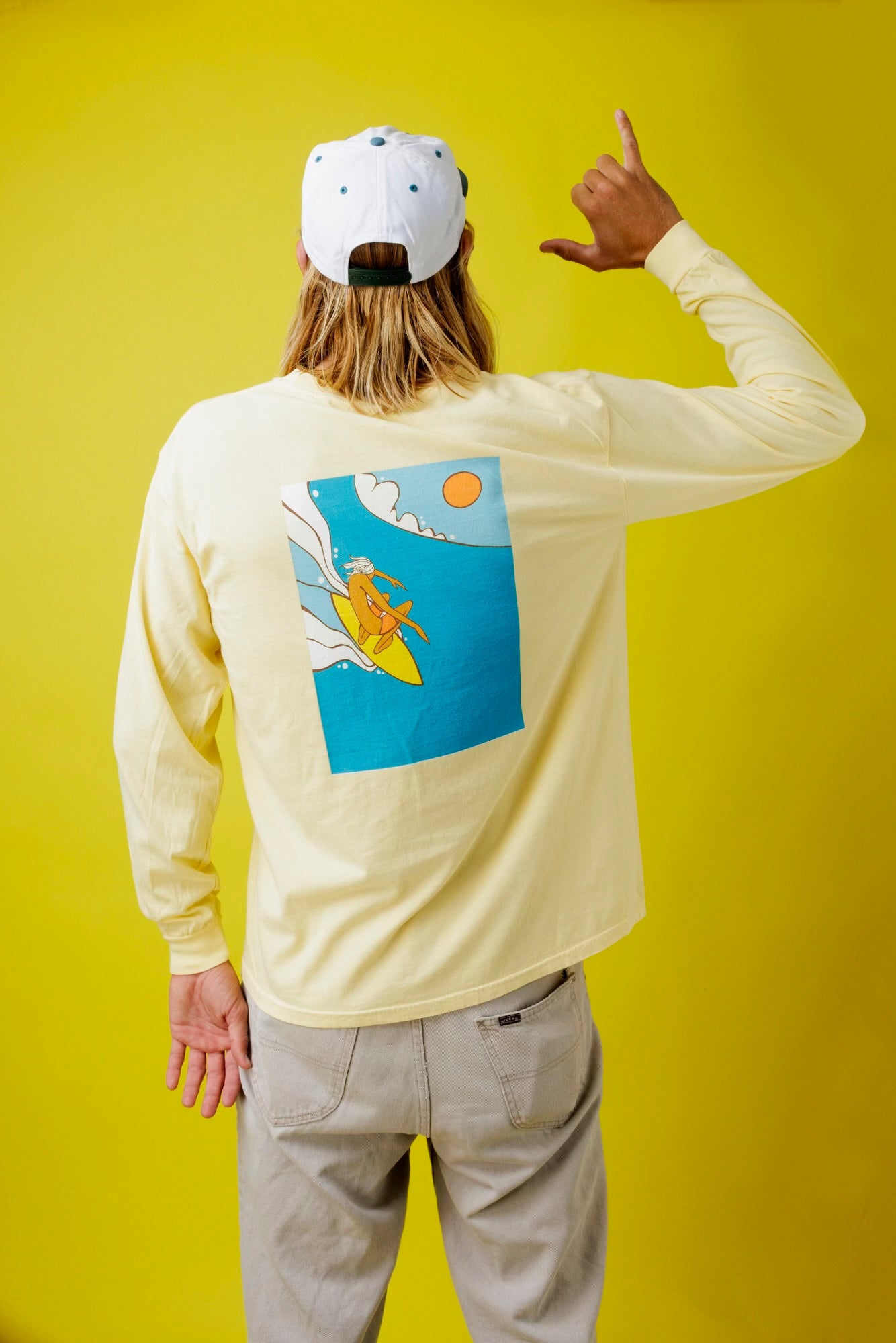 GOOFY DAD LONG SLEEVE POCKET TEE