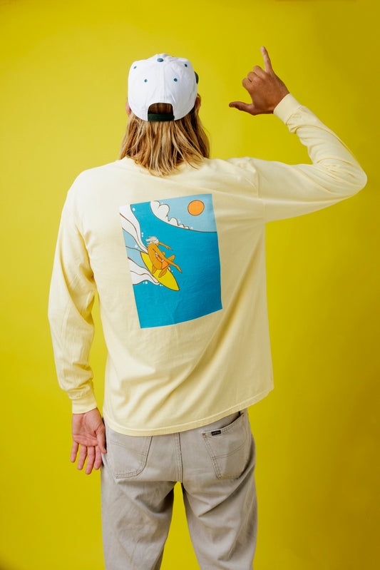 GOOFY DAD LONG SLEEVE POCKET TEE