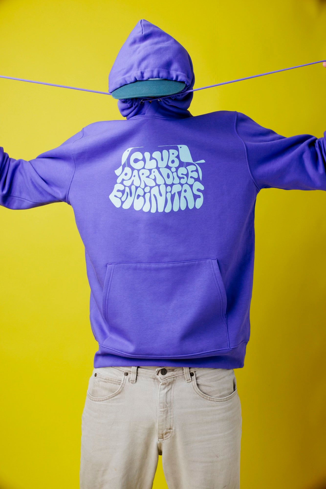CLUB PARADISE HOOD FLEECE SWEATSHIRT
