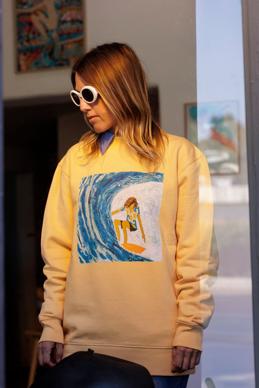 BALL OF FOAM RELAX FIT CREW FLEECE